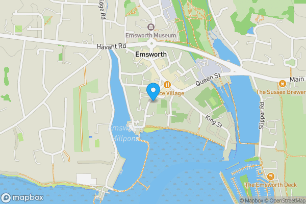 Map location for 8 South Street, Emsworth, Hampshire, PO10 7EH