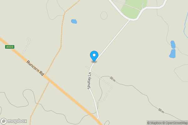 Map location for Shutley Lane, NORTHWICH, Cheshire, CW8 4RP