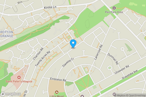 Map location for Ambleside Avenue, Bristol, BS10 6HG
