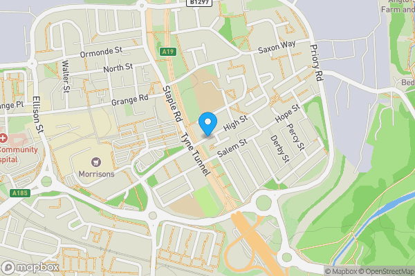 Map location for High Street, JARROW, Tyne and Wear, NE32 3BQ