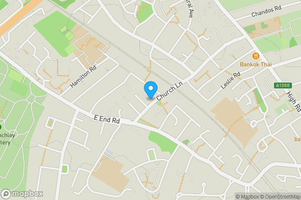 Map location for Alexandra, 1 Church Lane, East Finchley, London, N2 8DX