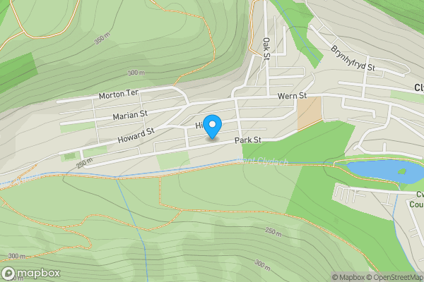 Map location for 62 Park Street, Tonypandy, Mid Glamorgan, CF40 2BT