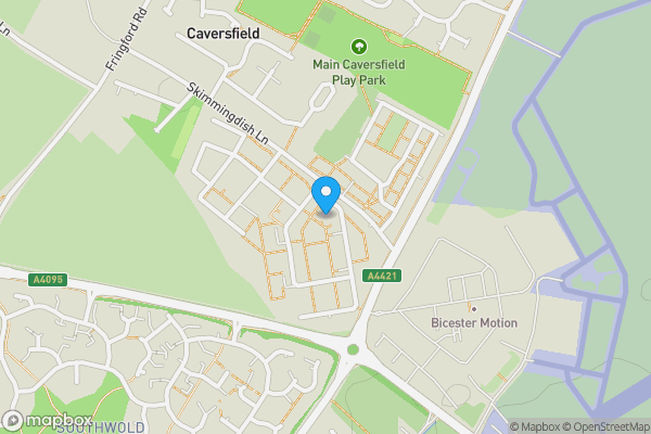 Map location for 5, Building 32, The Parade, Caversfield, Bicester, Oxfordshire, OX27 8AD