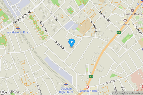 Map location for 78 Bromfelde Road, Clapham, London SW4 6PR