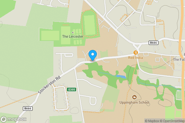 Map location for The Old Reservoir and Nuclear Bunker, Stockerston Road, Uppingham, Oakham, Rutland LE15 9HJ