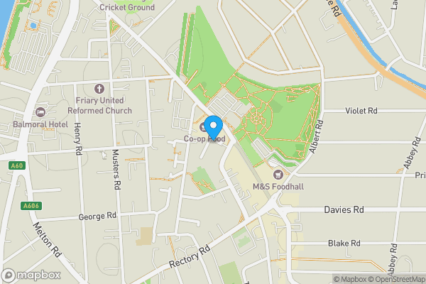 Map location for 3 Park Avenue, West Bridgford, Nottingham, NG2 6AS