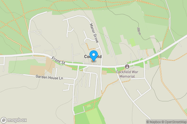 Map location for The Kings Head, 53 Front Street, Cockfield , DL13 5DS