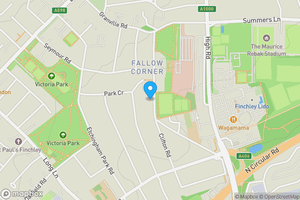 Map location for 67 Bow Lane, Finchley, N12 0JL