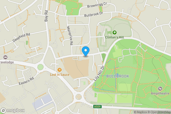 Map location for 12, Lily Hill Road, BRACKNELL, Berkshire, RG12 2SN