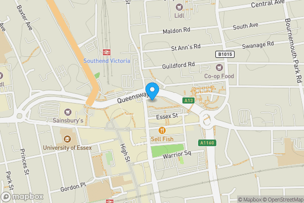 Map location for Sea, Essex, SS2 5AH