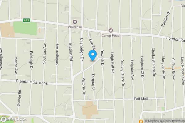 Map location for 199 Elm Road, Leigh-On-Sea, Essex SS9 1SB