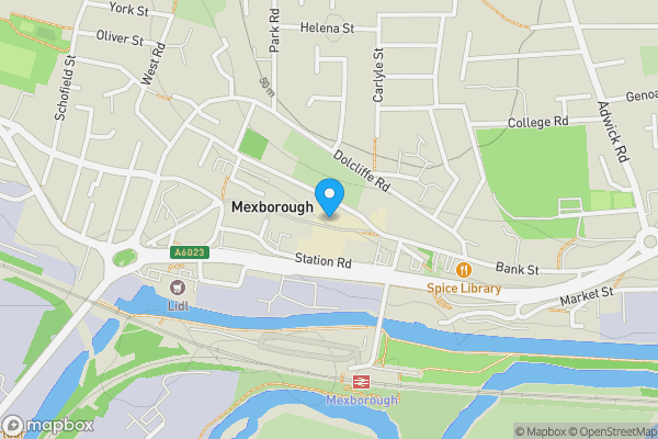 Map location for 34 High Street, Mexborough, South Yorkshire, S64 9AS