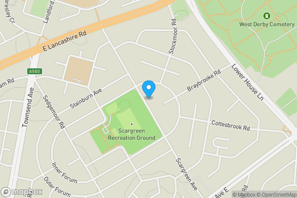 Map location for 69 Scargreen Avenue, Liverpool, Merseyside, L11 3AY L11 3AY
