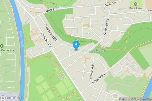 Map location for 82 Castlewood Road, Salford, M7 3GW