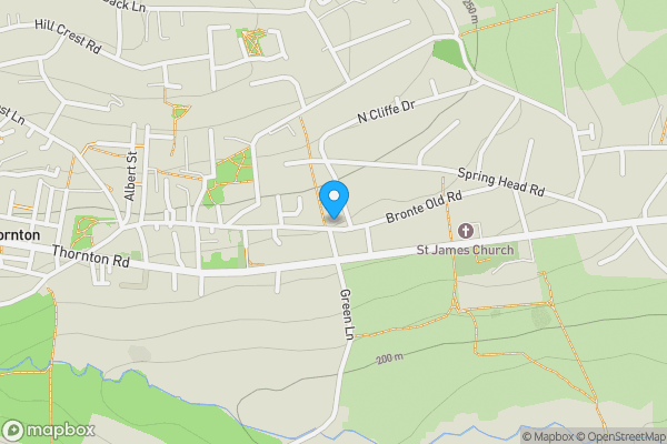 Map location for 2a Market Street Bradford, BD13 3HG