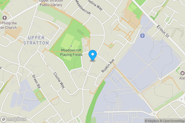 Map location for Meadowcroft, Swindon, SN2 7LA