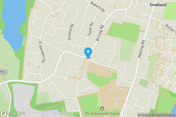 Map location for Garage and Land Rear of, 193 Birling Road, Snodland, Kent, ME6 5ET