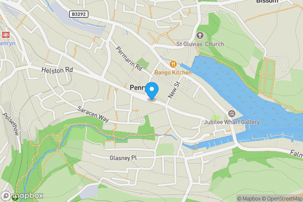 Map location for Higher Market Street, Penryn, Cornwall, TR10 8ED