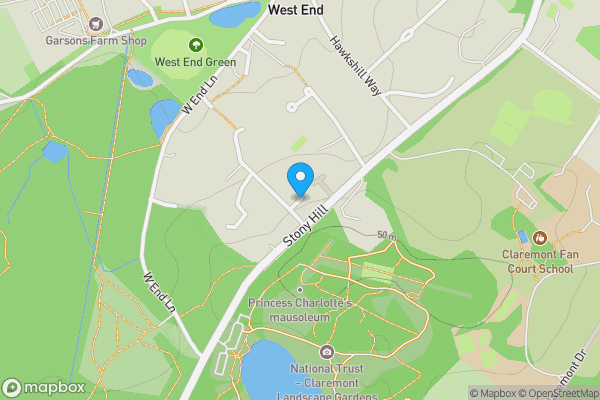 Map location for Cedar Close, Esher, Surrey, KT10 9HX