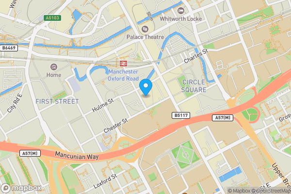 Map location for Apartment 111, Manchester, Lancashire, M1 5QD