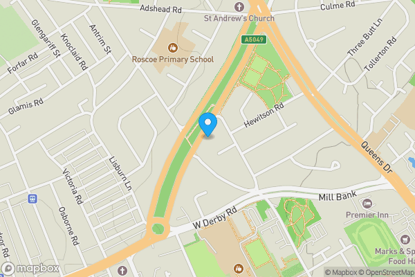 Map location for 36a Muirhead Avenue, Liverpool L13 0BR