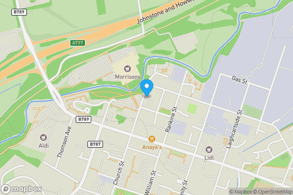 Map location for 24 Collier Street, Flat F1, Johnstone, PA5 8AR