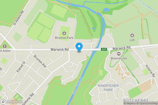 Map location for 288 Warwick Road, Carlisle, Cumbria CA1 2BX