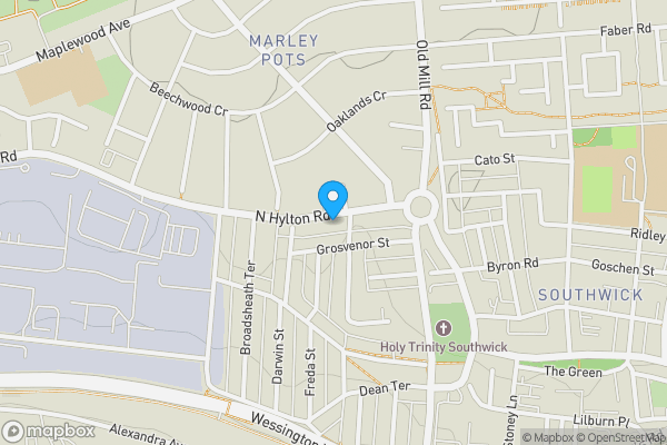 Map location for 15 Carlisle Terrace, Sunderland, Tyne and Wear, SR5 2DF