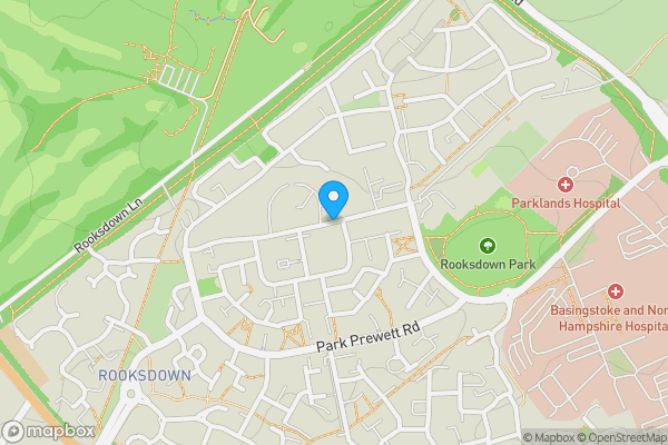 Map location for Land at, Park Prewett Road, Basingstoke, RG24 9RG