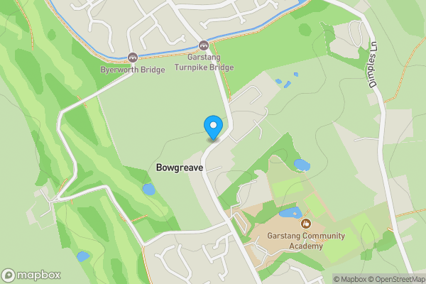 Map location for Land At Garstang Road, Bowgreave, Preston, Lancashire, PR3 1YD