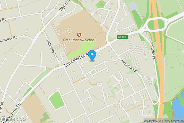 Map location for 172 Little Marlow Road, Marlow, Buckinghamshire, SL7 1HX