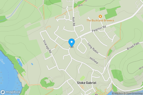 Map location for Former Baptist Chapel and Meeting Room, Paignton Road, Stoke Gabriel, TQ9 6SN