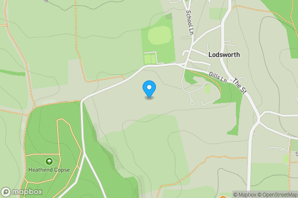 Map location for Land at Lodsworth House, Petworth, GU28 9BY