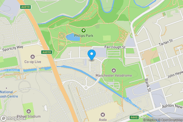 Map location for 1 Stillwater Drive, Sports City, M11 4TD