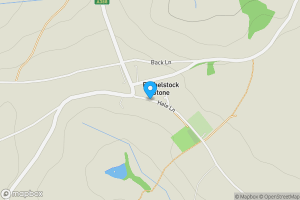 Map location for Hillcroft, Hele Lane, Torrington, EX38