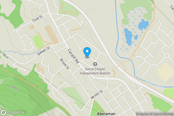 Map location for 16 Davis Street, Aberdare, Mid Glamorgan, CF44 6UR