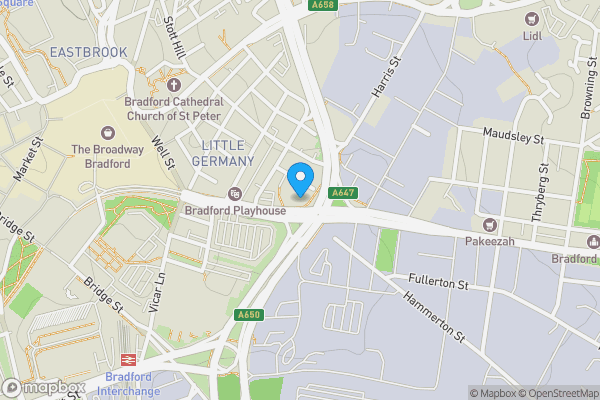 Map location for 311 The Gatehaus, Leeds Road, Bradford, West Yorkshire BD1 5BL