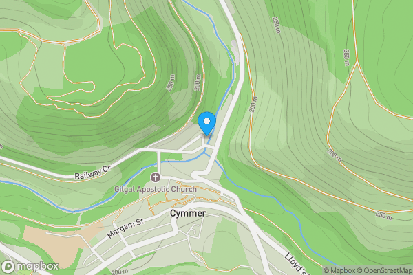 Map location for Unit 1, Glamorgan House, Avon Street, Cymmer, Port Talbot, West Glamorgan, SA13 3LT