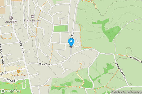 Map location for Glastonbury, Somerset, BA6