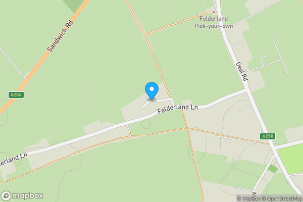 Map location for Felderland Close, DEAL, Kent, CT14 0PB