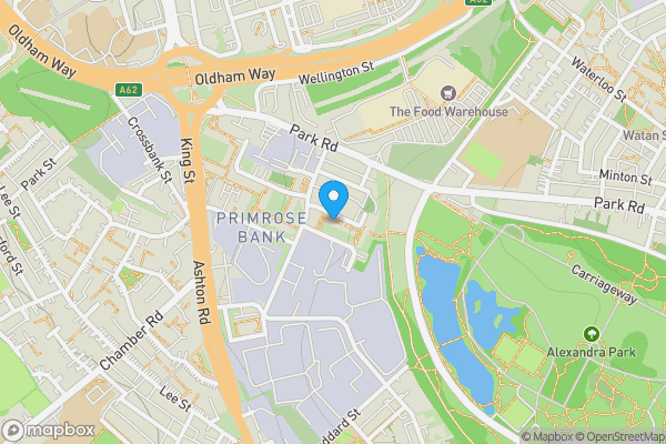 Map location for Flat 225 Bradley House, Eldon Street Estate, Oldham, Lancashire, OL8 1UP