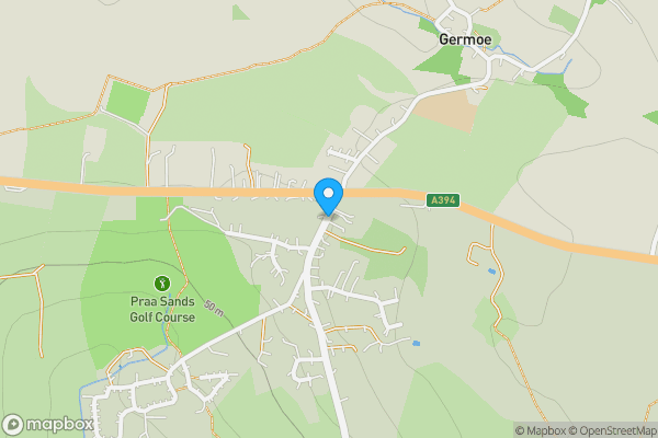 Map location for Pen Dragon, Pengersick Lane, Germoe, Penzance, Cornwall, TR20 9RB TR20 9RB