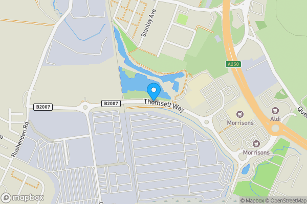 Map location for KFC Drive Thru Neats Court Retail Park, Thomsett Way Queenborough Kent ME11 5AR