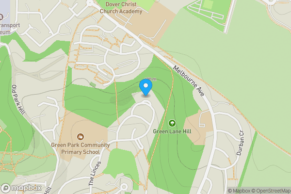 Map location for 15 Wycherley Crescent, Dover, Kent, CT16 2BH