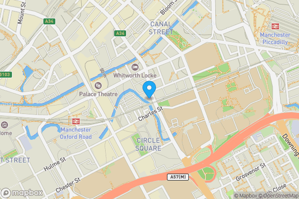 Map location for Flat 402, 90 Princess Street, Manchester, Greater Manchester M1 6NG