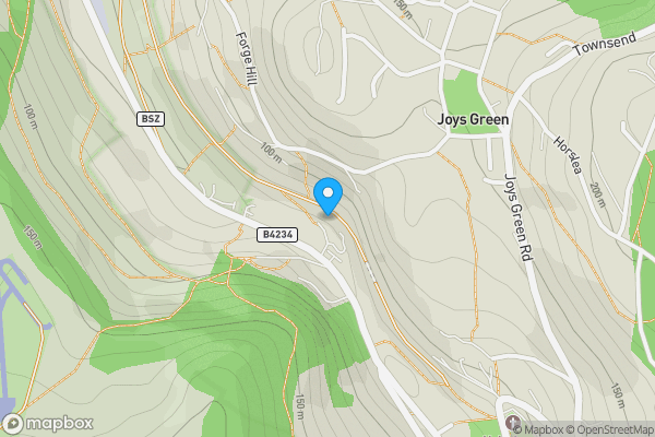 Map location for 1 Ferndale Cottages, The Branch, Lydbrook, Gloucestershire, GL17 9SD