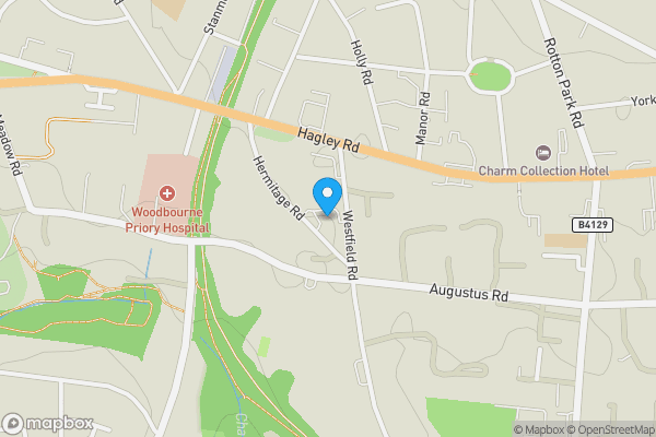 Map location for Flat 36 West Point, Hermitage Road, Edgbaston, Birmingham, B15 3US