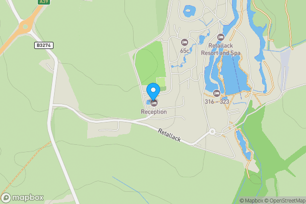 Map location for The Meadows, St.Columb, Cornwall, TR9 6DE