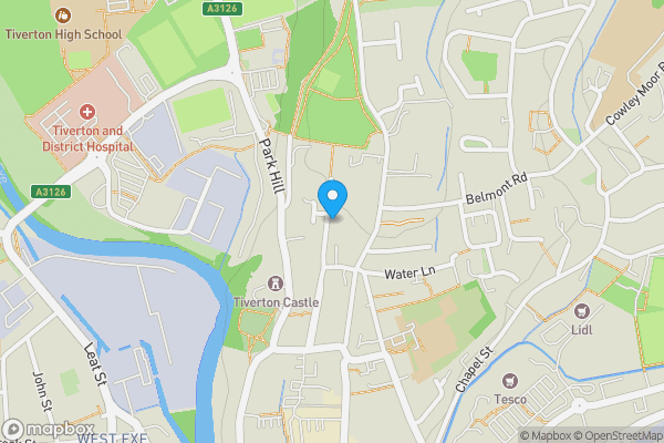 Map location for 10 Bartows Causeway, Tiverton, Devon, EX16 6RH