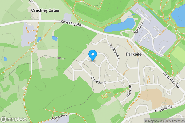 Map location for Stretton Road, Newcastle, Staffordshire, ST5 6QT
